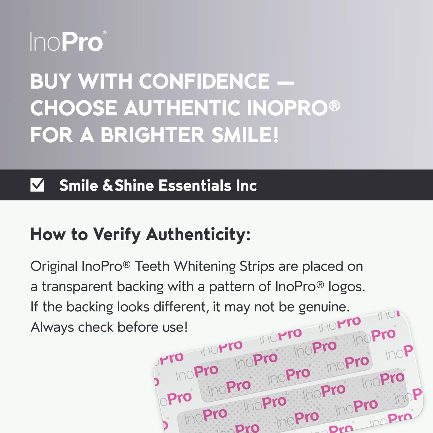 InoPro Natural Teeth Whitening Strips Kit, 14 Treatments Whitening for Sensitive Teeth, Peroxide Free, White Strips That Do Not Damage Enamel, Stain Removal