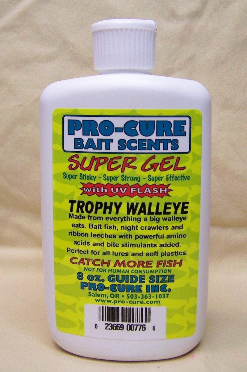 Pro-Cure Trophy Walleye Super Gel, 8 Ounce