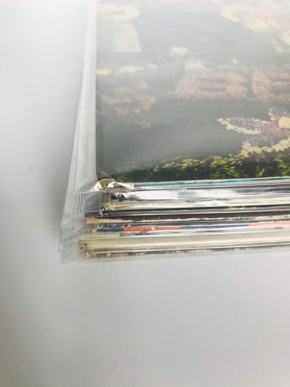 Naked Vinyl 50 x Vinyl Record Outer Sleeves 12" LP | Glass Clear & Made from High-Density Polypropylene | 12.75" x 12.75", 3 Mil Thick | Fits Most Double & Gatefolds