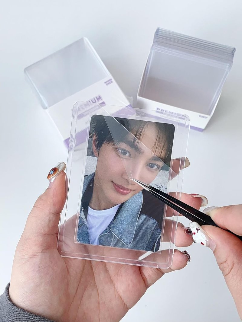 Mandu Deco Toploaders for Kpop Album Photocards - PVC Free, 3" x 4" | Pack of 25