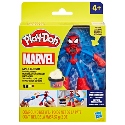 Play-Doh Marvel Spider-Man Thwip Squisher Set with Bendy Action Figure, Imagination Toys for 4 Year Old Boys and Girls and Up
