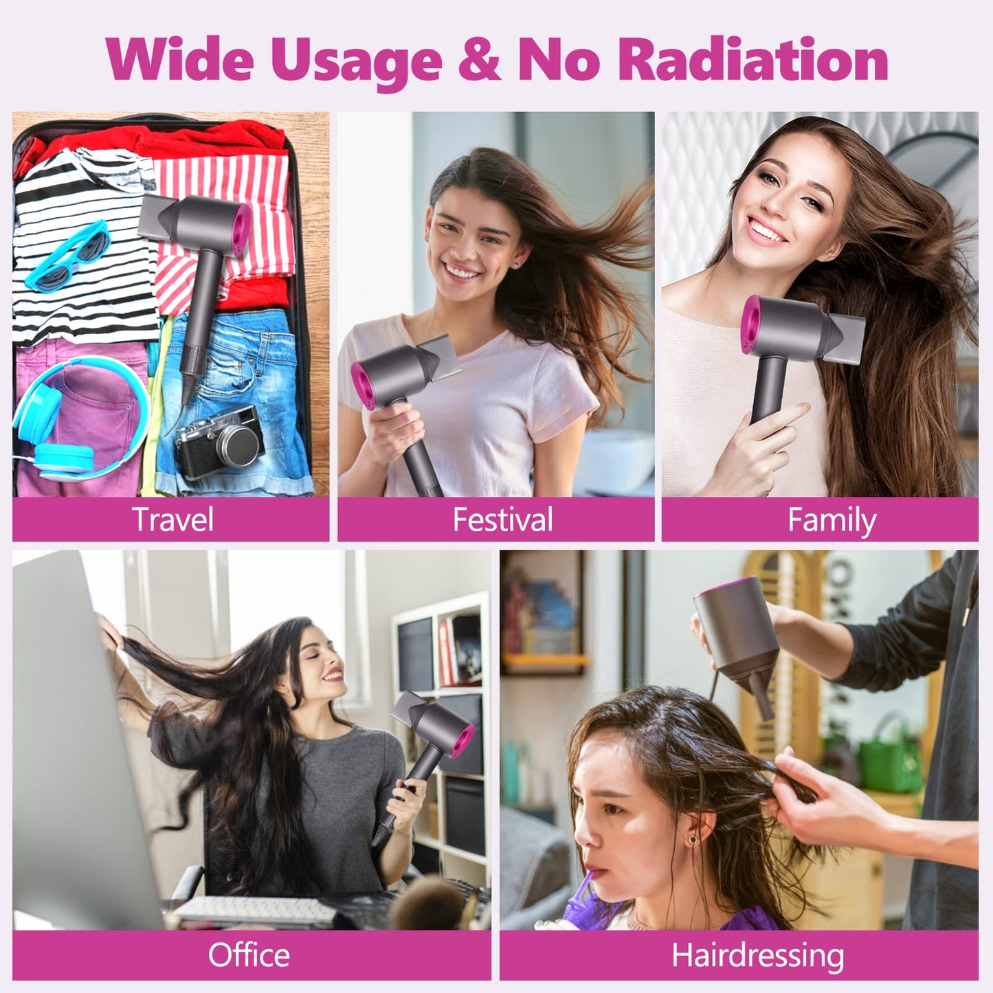 Styling Concentrator Attachement for Dyson Supersonic Hairdryer HD01 /02/03 Replacement 970265-05
