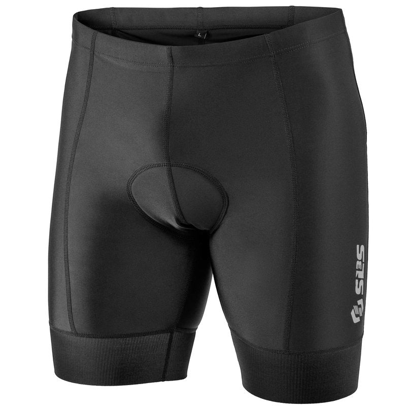 SLS3 Triathlon Shorts Mens – Tri Shorts Mens – 2 Pockets FRT – Designed by Athletes for Racing (Midnight Black, Small)