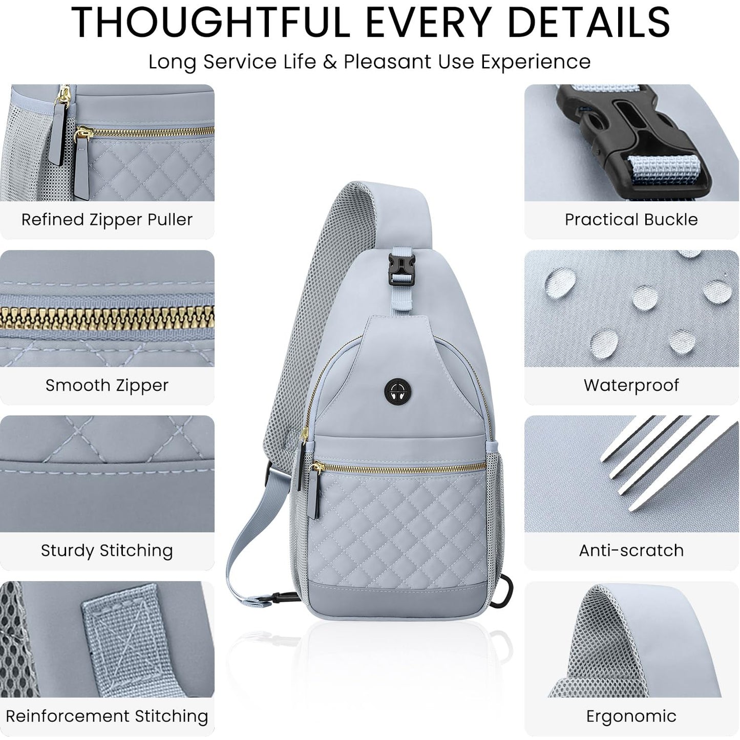 Small Crossbody Purses Bags for Women Men Travel, Chest Sling Bag Women Casual Cross Body Bag for Woman Sling Backpack
