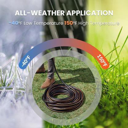 Giraffe Tools Leader Hose 6ft x 5/8", Short Water Hose Heavy Duty for Hose Reel, Lightweight, Flexible with Double Female Fittings