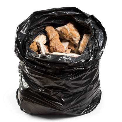 Relevo 150L Heavy Duty Bin Bags, Bin Liners, Black Bin Bags with A 100kg Weight Resistance, 100% Recycled, Water Resistant Rubble Sacks Heavy Duty