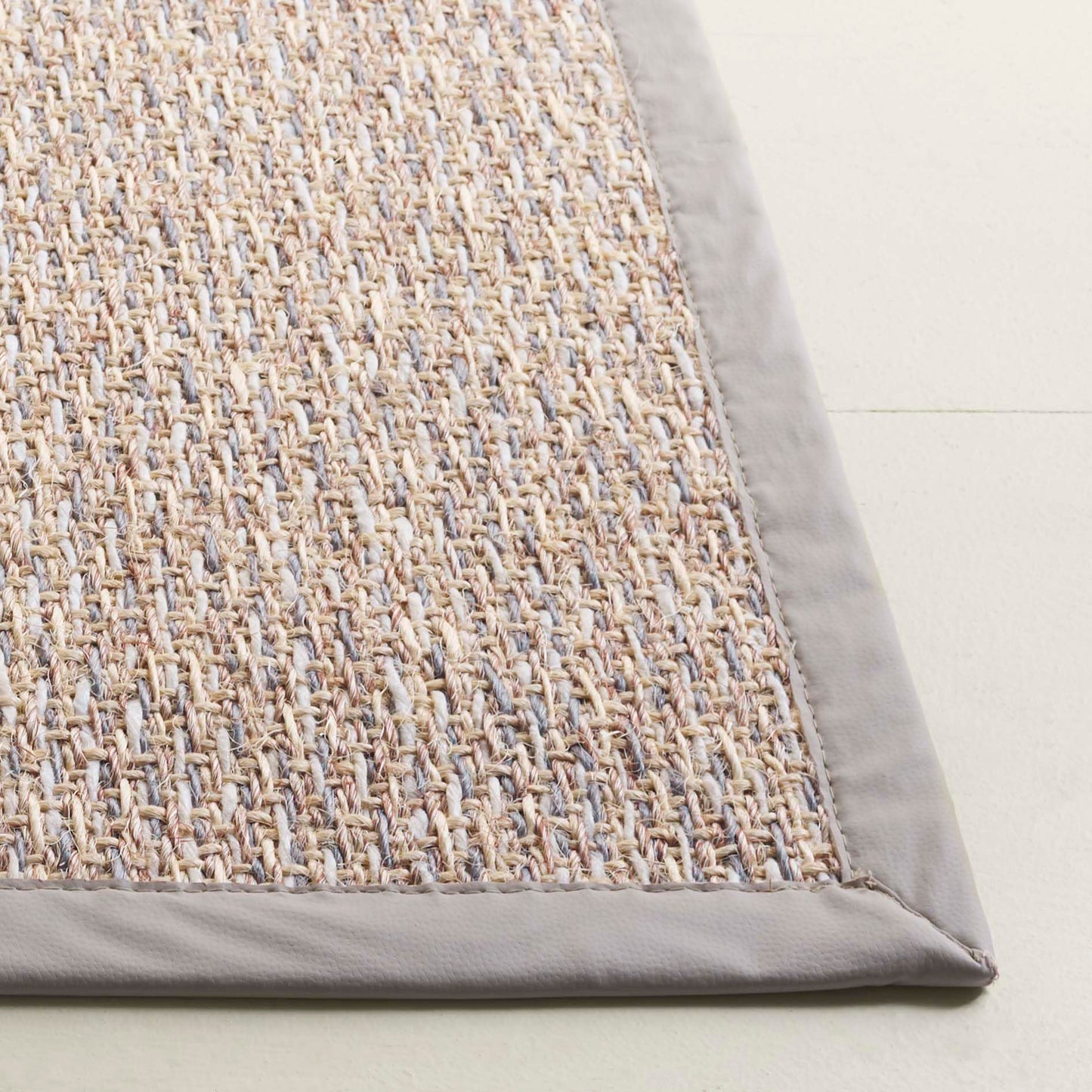 SAFAVIEH Area Rug 5x8 - Natural Fiber Collection - Marble & Beige, Sisal, Ideal for Living Room, Bedroom, Dining Space (NF139B)