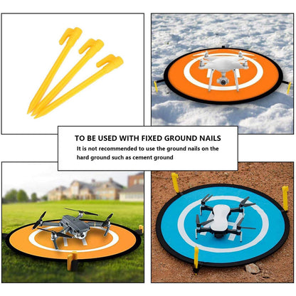 CYH Drone Landing Pad, Universal Waterproof Portable Foldable Landing Pads for RC Drones Helicopter, PVB Drones, DJI Mavic Pro, Antel Robotic, 3DR Solo, DJI Inspire, Antel Robotic X-star (55cm/22''