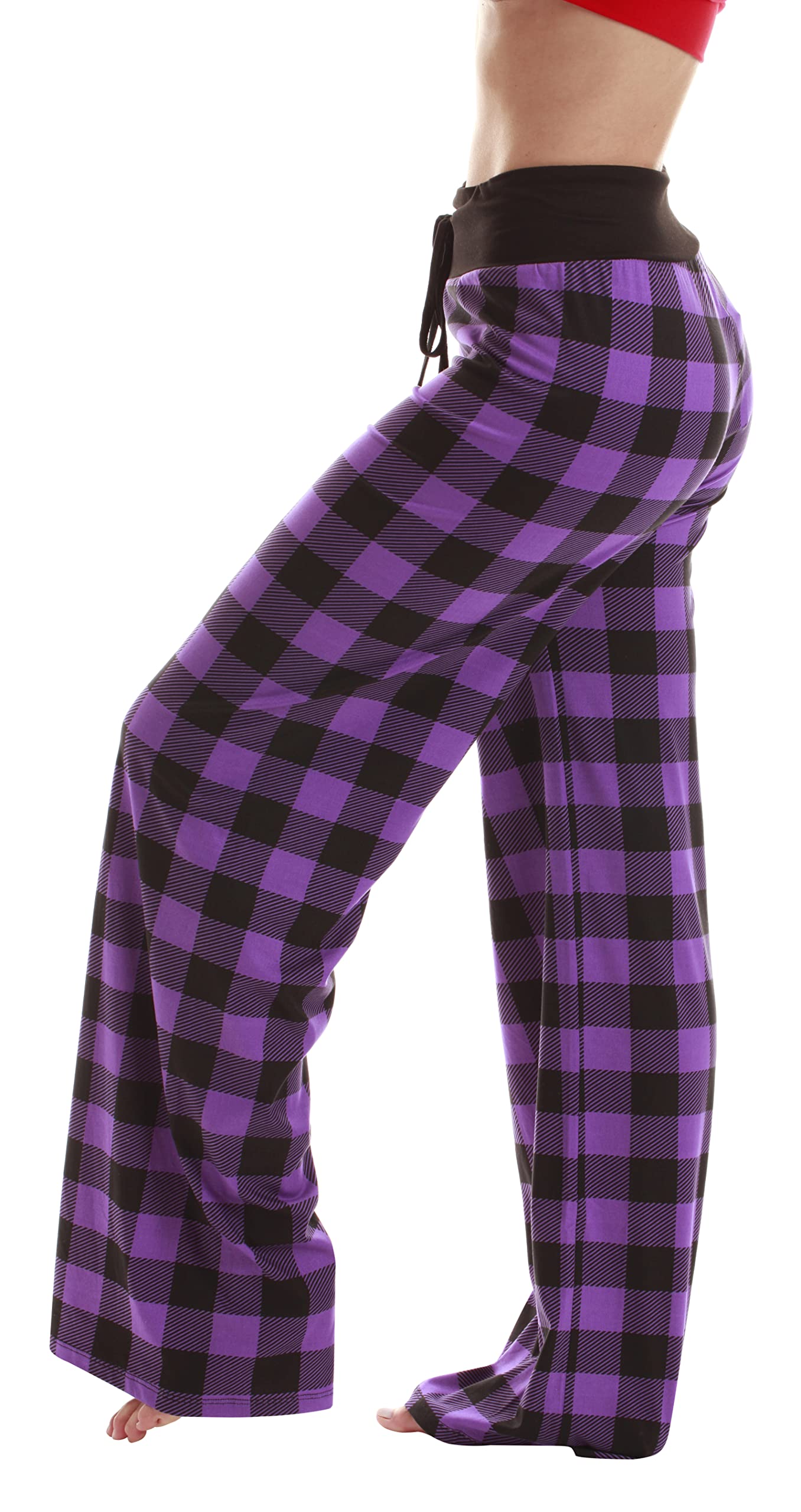 Just Love Palazzo Pajama Pants for Women 6990-10195-PUR-M