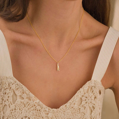 Plenky Gold Necklace for Women-14K Gold Plated Bat Dainty Simple Jewelry Necklace for Women Gifts