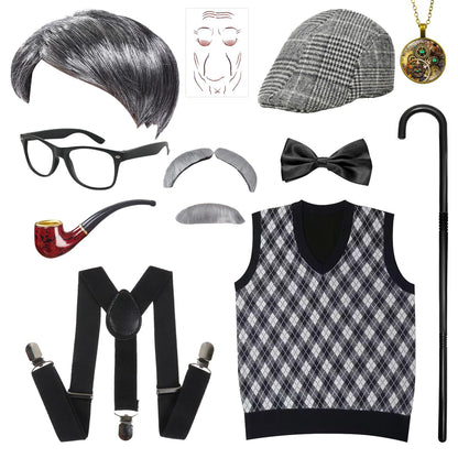 Joyesplay 100 days after school-Grandpa COS suit