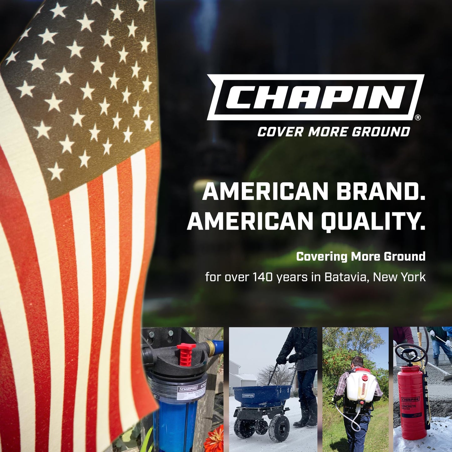 Chapin 61500 4-Gallon Made in USA Euro Style Backpack Sprayer with Poly Fan/Cone Nozzles, Cushion Grip Shut-Off, Padded Adjustable Straps, 2-Stage Filtration System, Translucent White