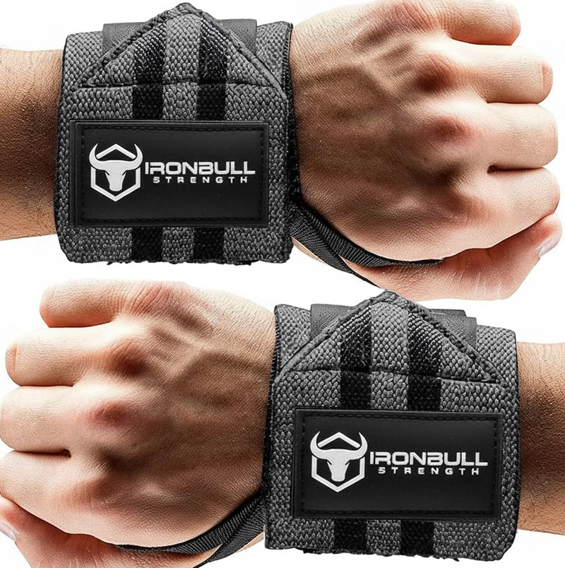 Wrist Wraps for Weightlifting & Powerlifting (18") - Premium Quality Wrist Straps for Weight lifting with Thumb Loop - Best Gym Wrist Wraps for Bench Press, Dip, Triceps & Curls for Men and Women