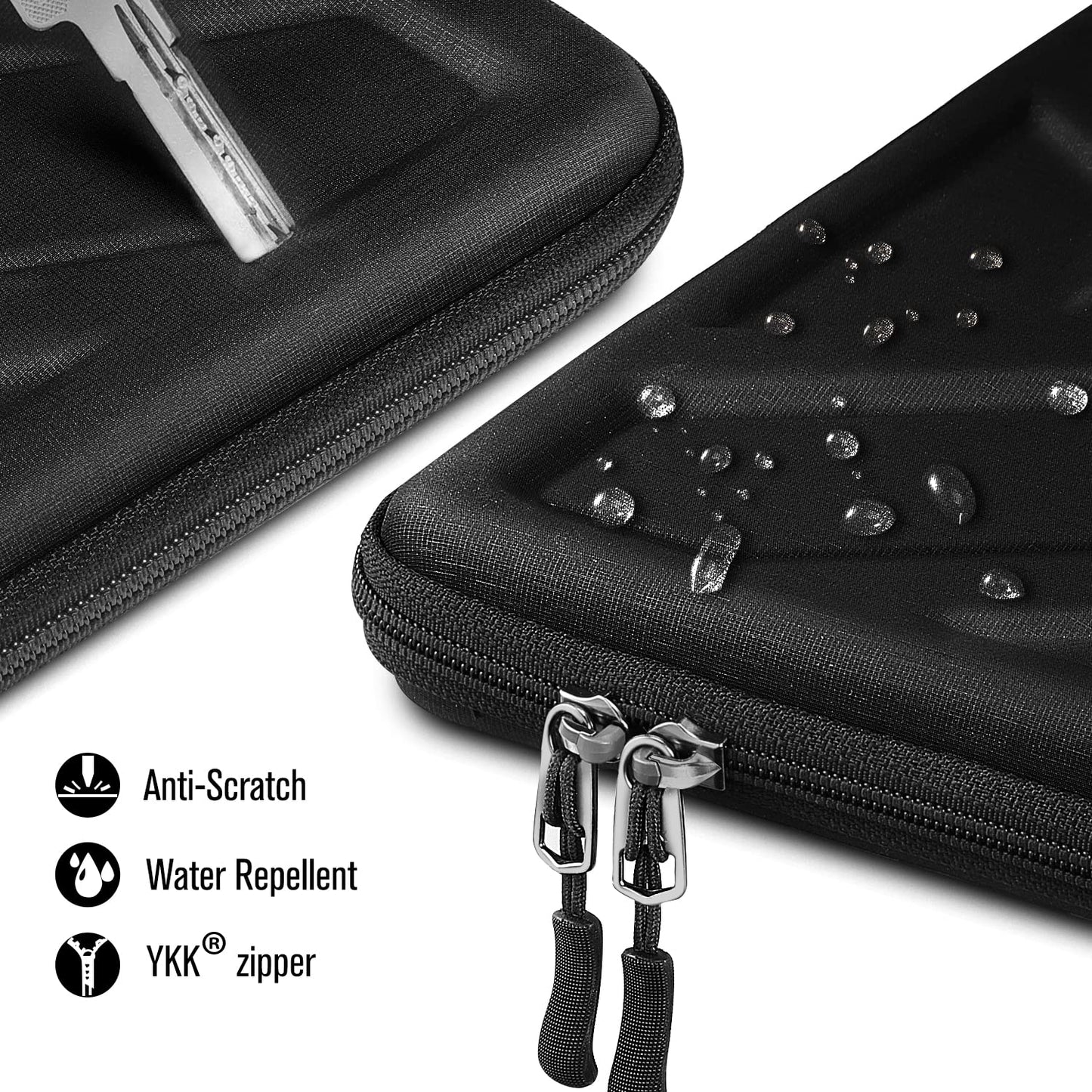 SITHON Hard Shell Laptop Sleeve Case for 13" MacBook Air M3/A3113 M2/A2681 2025-2022, MacBook Pro 14 M4/M3/M2/M1, MacBook Air/Pro 13, Surface Pro, Shock Absorption Carrying Cover Bag
