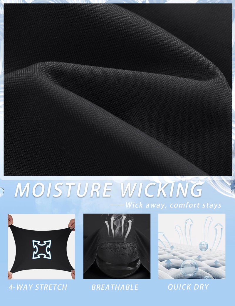 Cavva UV Protection Shirt for Women Workout Dry Fit Long Sleeve Tshirt Breathable Active Hiking Fishing Top Black, M
