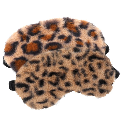 2 Pack Plush Sleeping Eye Mask Soft Plush Eye Mask Fuffy Eye Cover Comfortable Sleep Mask Blindfold Rainbow Faux Fur Eye Shade for Women, Men and Kids Travel Nap Sleeping 565488_2_3pL1H9vJ3