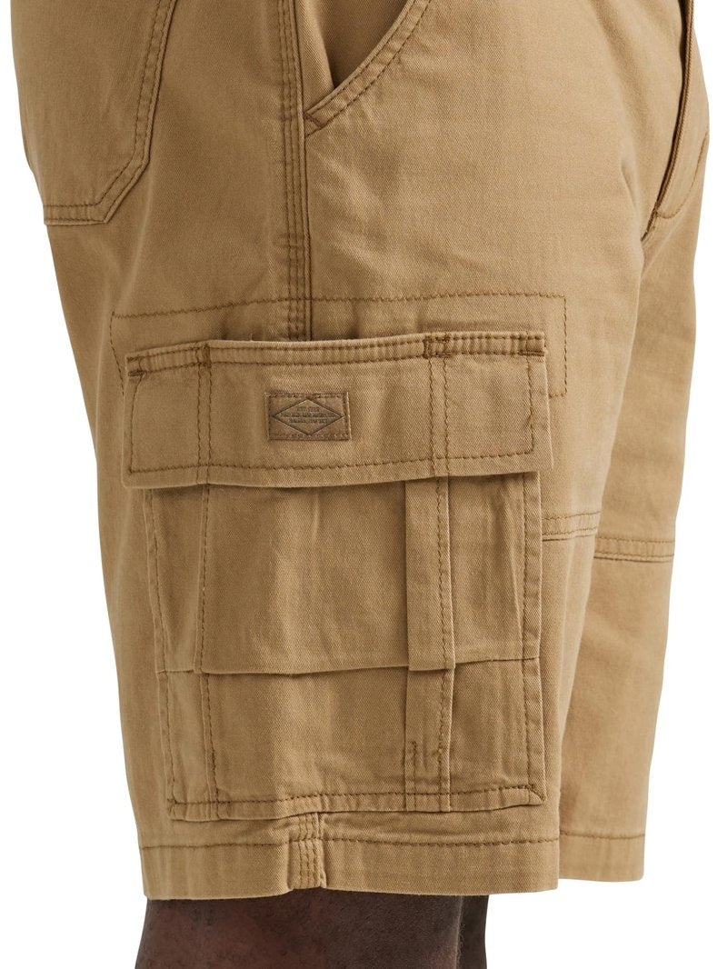 Lee Men's Extreme Motion Carolina Cargo Short, Bourbon, 34