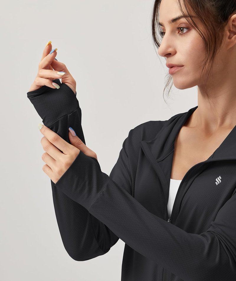 Soothfeel Women's UPF 50+ Sun Protection Hoodie - Lightweight Long Sleeve Jacket for Hiking | Outdoor Pocket Design