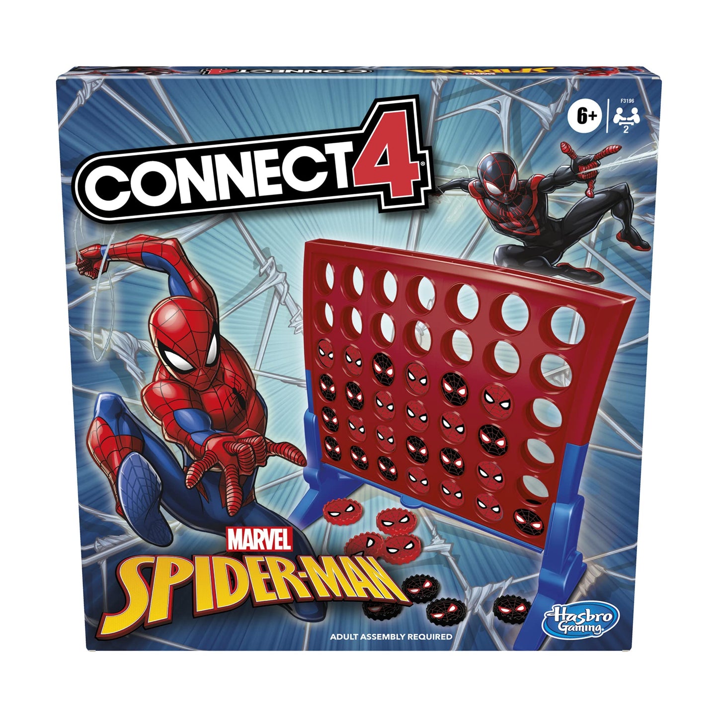 Hasbro Gaming Connect 4 Marvel Spider-Man Edition, Strategy Board Game for 2 Players, Ages 6 and Up (Amazon Exclusive)