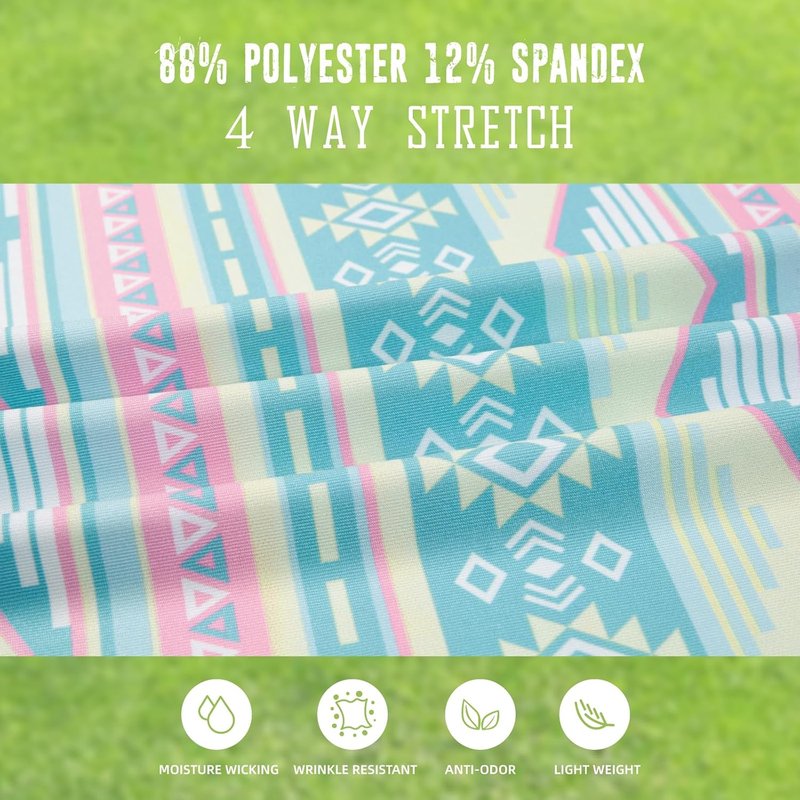 Moisture-Wicking Golf Shirt for Men - Dry Fit Polo with 4-Way Stretch | Short Sleeve Performance Print