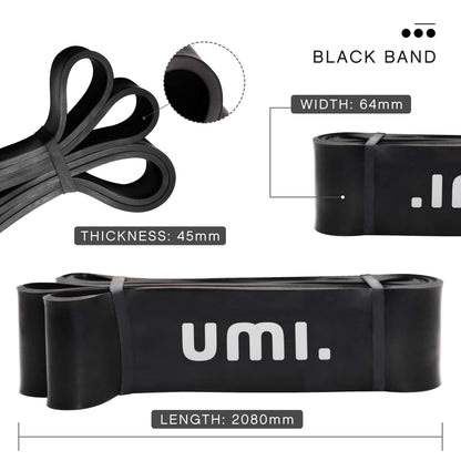Umi Pull Up Bands, 5 Different Levels Resistance Bands Pull Up, Assisted Pull Up Bands for CrossFit, Powerlifting, Muscle and Strength Training, Stretching, Mobility, Yoga