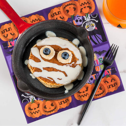 ASTARON 60 Pack Halloween Napkins 13"× 13", Disposable Paper Cocktail Napkins for Halloween Table Decorations Party Supplies