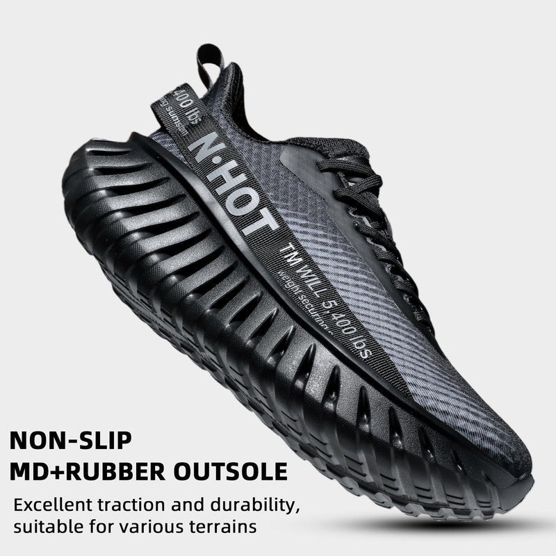 DIPAIYING Chunky Fashion Walking Shoes for Women & Men Breathable Casual Sneakers Lightweight Gym Workout Tennis Shoes Black Size 11.5