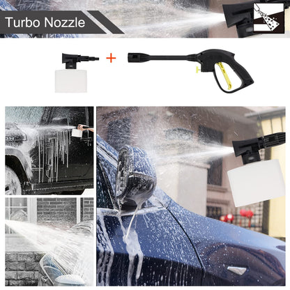 Pressure Washers, 1650W 135Bar 420L/H Electric Jet Washers Pressure Washers with Patio Cleaner, Power Washer with Adjustable Spray Nozzle, Pressure Washer for Patio Car Garden Yard Fences Driveways