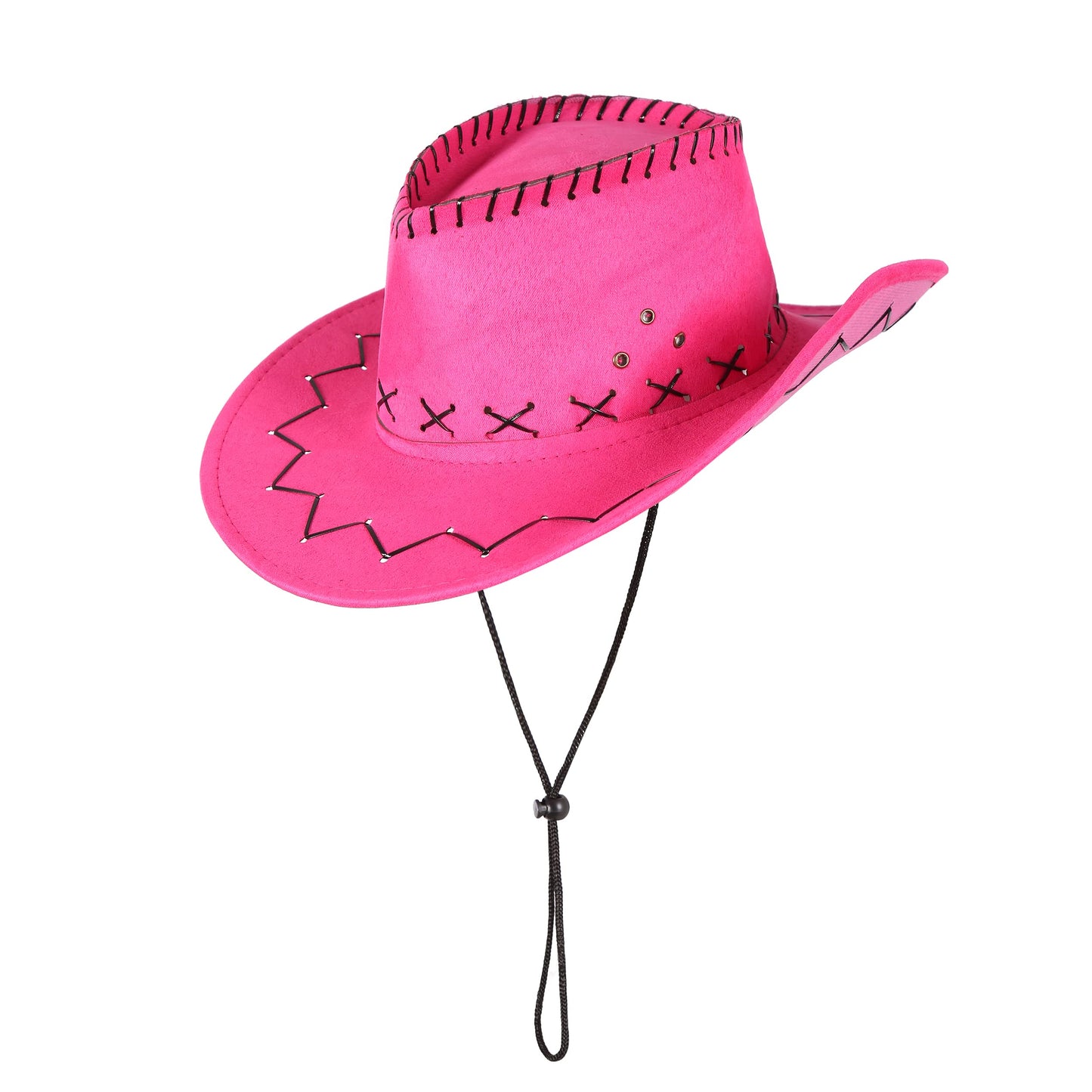 Nuehoryu Cowgirl Costume for Girls Western Outfit with Cowgirl Hat for Halloween Western Rodeo Dress Up (5-6 Years)