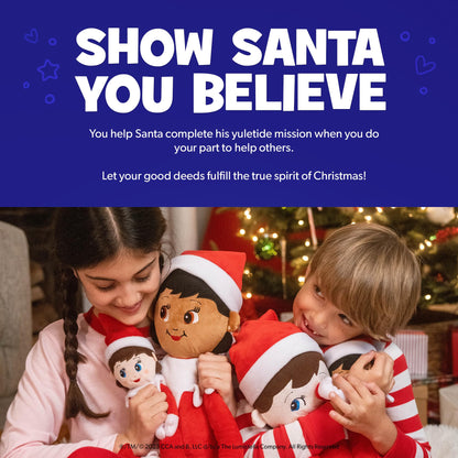 The Elf on the Shelf Plushee Pals - 17-inch The Elf on the Shelf Scout Elf Plush Toys Blue Eyed Boy- Huggable and Lovable Stuffed Elf Plush
