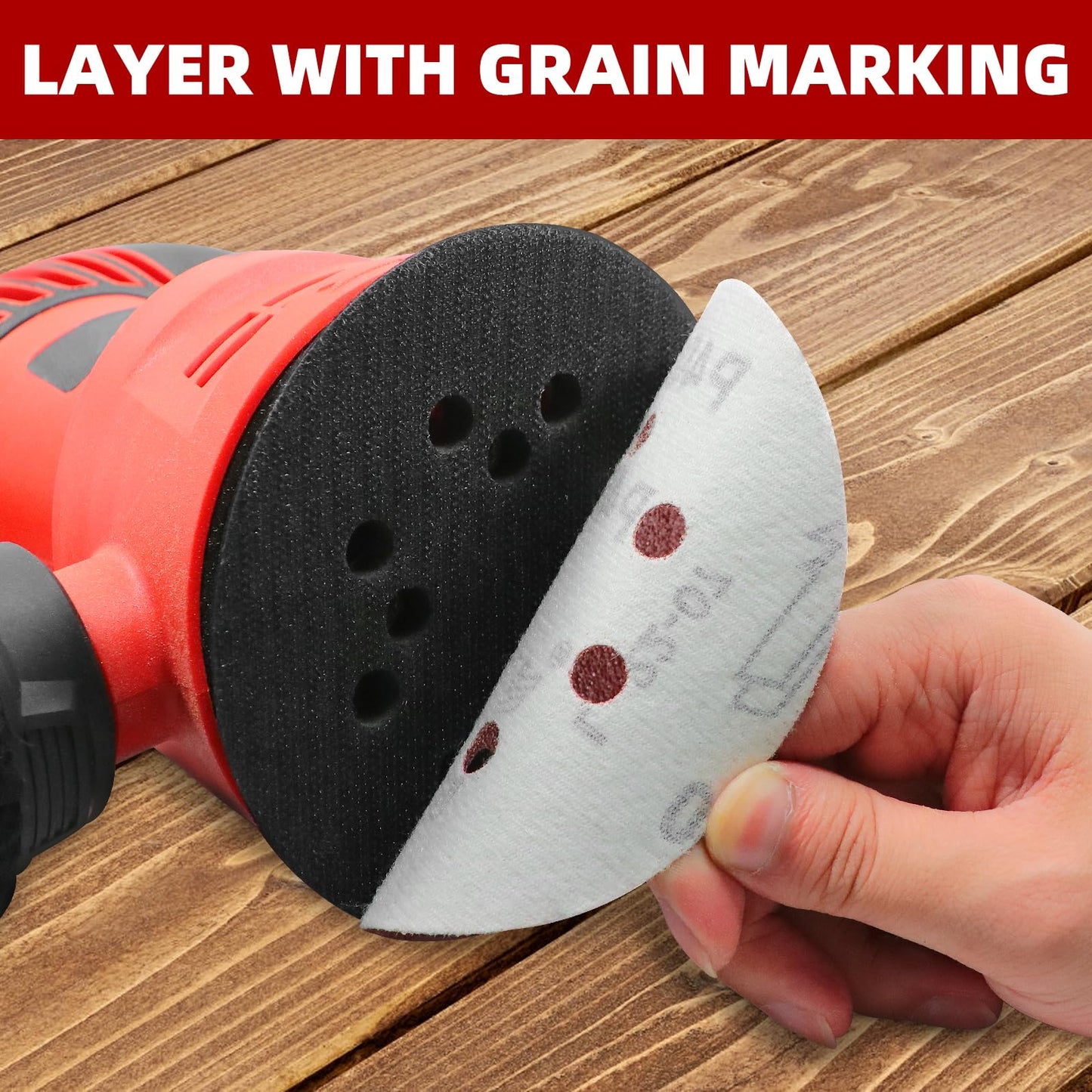 140PCS 125mm Sanding Discs 40/60/80/120/180/240/400 Grit for Random Orbital Sander Hook and Loop Sandpaper Set