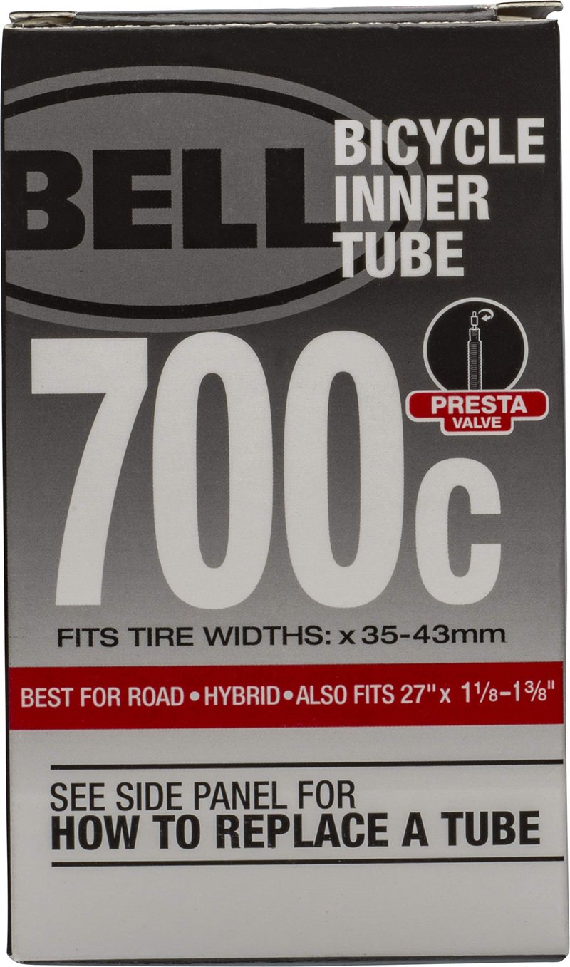 Bell Standard Bicycle Inner Tube, 700 x 35/43c, Presta Valve