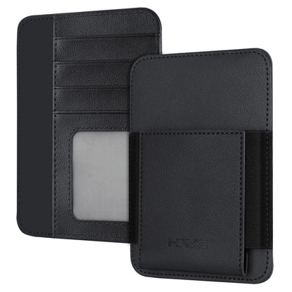 HiWe Passport Holder for Travel, Minimalist RFID Passport Holder, Leather Passport Wallet Cover Case for Men & Women, ID Window, Black