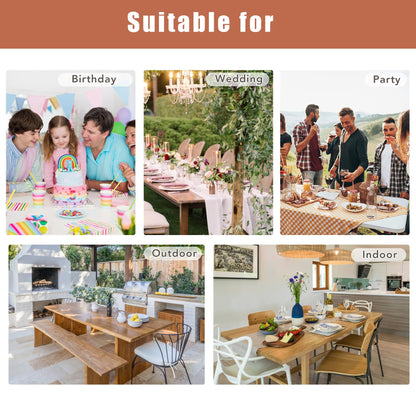 Fitable Sage Green Round Table Cloth, 2 Pack - 60 inch in Diameter - Waterproof Wrinkle Resistant Textured Fabric Tablecloth, Jacquard Decorative Table Cover for Dinner, Party, Banquet, Event