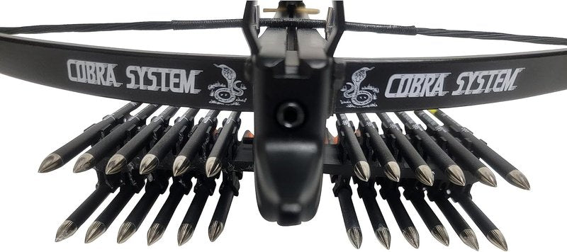 Pistol Crossbow Quiver - 3D Printed Holder for 12 Bolts | Weaver Mounting Kit