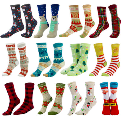 JOYIN 12 Pairs Christmas Socks, Warm Soft Novelty Crew Socks for Winter Christmas, Holiday or Birthday Gift