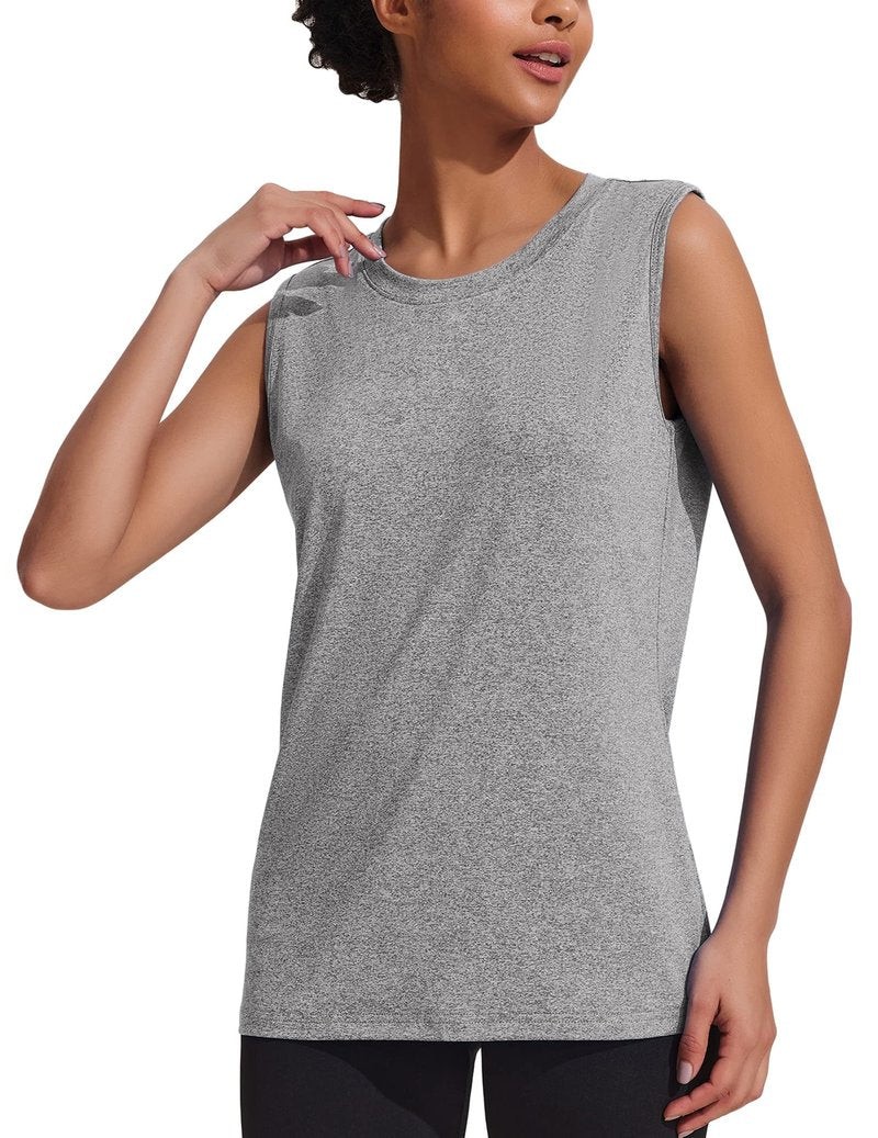 Women's Athletic Performance Running Workout Tank Tops for Women Loose Fit Yoga Shirts Running Gym Athletic Tops for Women