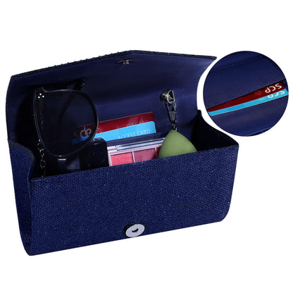 CurvChic Clutch Bags for Women Evening Bag Sequin Women's Clutches Envelope With Detachable Chain Strap Party Handbag Bridal Prom Purse