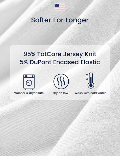 Graco Pack and Play Sheets Fitted, TotAha Buttery Soft Mini Crib Sheets Girl, Floral Pack N Play Mattress Sheets Hypoallergenic, Premium Jersey Playrad Sheets, Meredith Allover & Pale Pink, 2 Pack