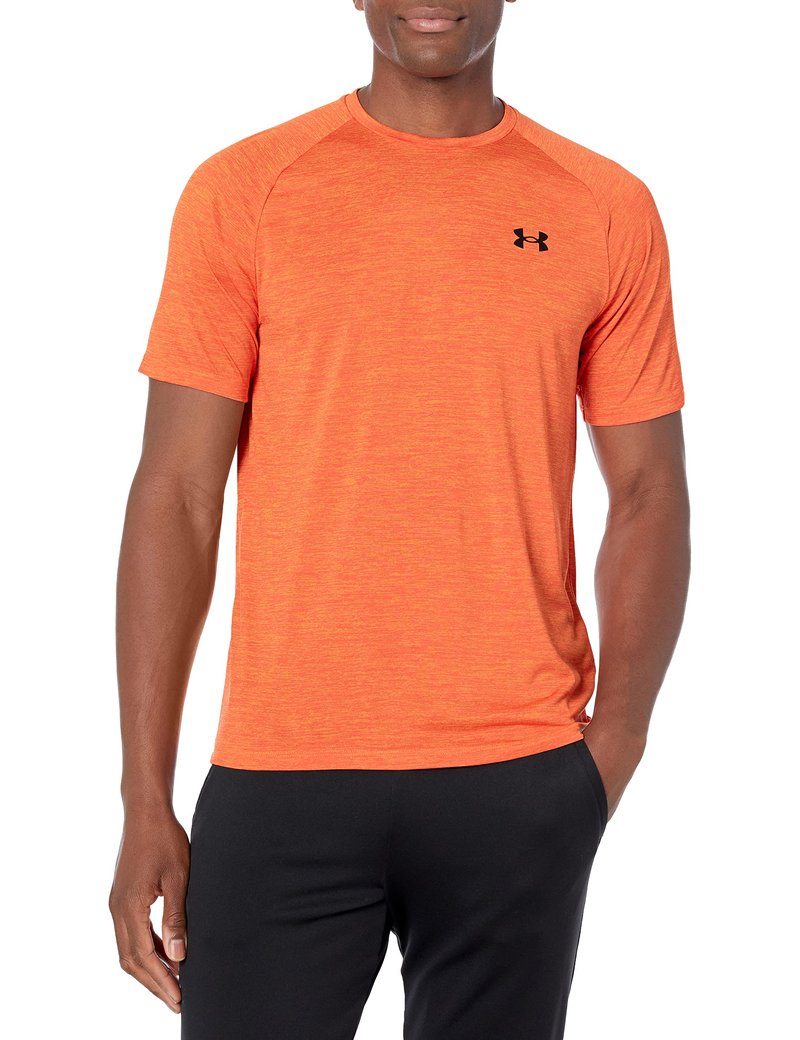 Under Armour Men's Tech 2.0 Short-Sleeve T-Shirt, (866) Orange Blast / / Black, Medium