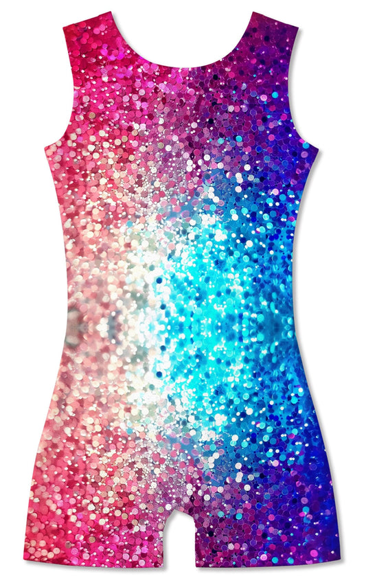 Idgreatim Gymnastics Leotard for Girls 5t 6t Gymnastics Outfit with Shorts Athletic Activewear Tumbling for Ballet Dance 5-6 Years Old