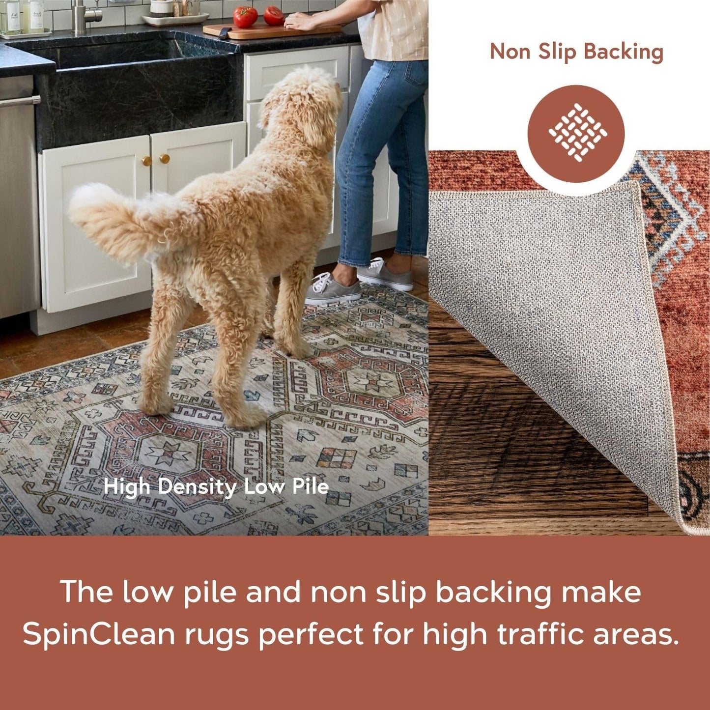 Nuloom Outdoor Performance Gris Grey/Black, 5'3" x 7'6", Solid, Soft and Cozy, High Traffic, Stain Resistant, Easy Clean, Durable Area Rug for Indoor/Outdoor Patio, Deck, Porch, Garden, Courtyard