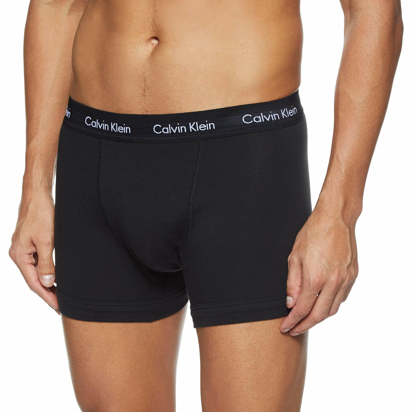Calvin Klein Men's Trunk 3pk Trunk, C-black/Blu/Blu, L