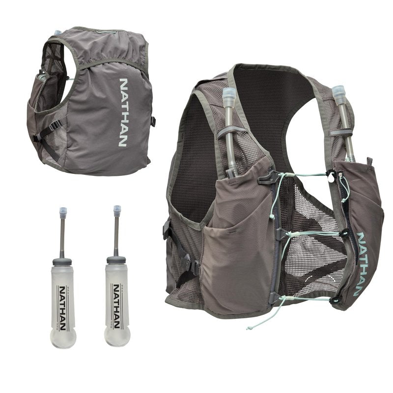 Nathan - Wm's Pinnacle Breeze 4L Charcoal/Surf Spray XXS-XS