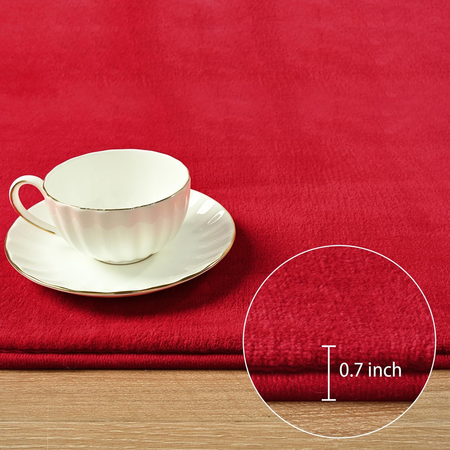 Softlife Red 4x6 Area Rug for Bedroom Living Room, Solid Non-Slip Fluffy Carpet with Soft Low Pile for Kids Boys Girls, Machine Washable Fuzzy Aethetic Rugs Home Dorm Decor