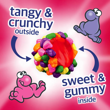 Nerds Gummy Clusters Candy, Rainbow, 3 Ounce Pouches (Pack of 12)