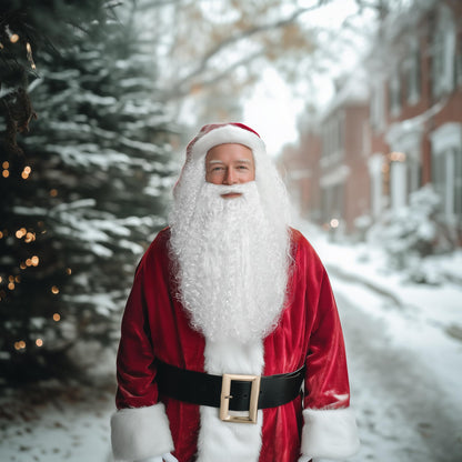 HOMELEX White Wizard Beard And Wig - Halloween Funny Father Time Costume Accessory for Adults