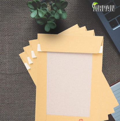 Arpan 229mm x 162mm A5 C5 Manilla Hard Board Backed Envelopes Do Not Bend (Pack of 50)