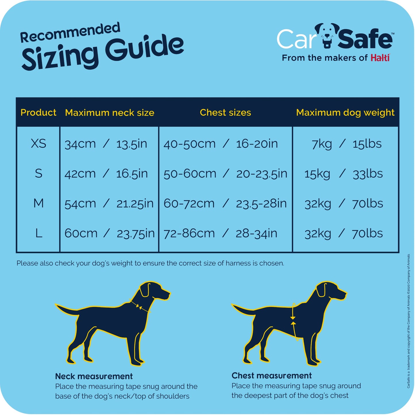 CarSafe Crash Tested Dog Safety Harness - from the makers of Halti. Crash Tested to 32Kg/70lbs, Safely Secure Dog in the Car, Comfortable and Padded Design, for Toy, Small, Medium and Large Dogs