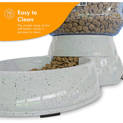 Noa Store Automatic Pet Feeder | Gravity Food Dispenser for Cats and Dogs - Feeding Supplies